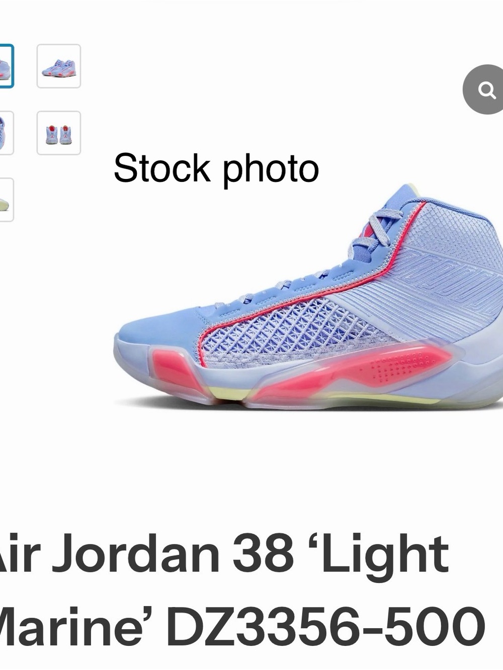 Air Jordan 38 “Light Marine”